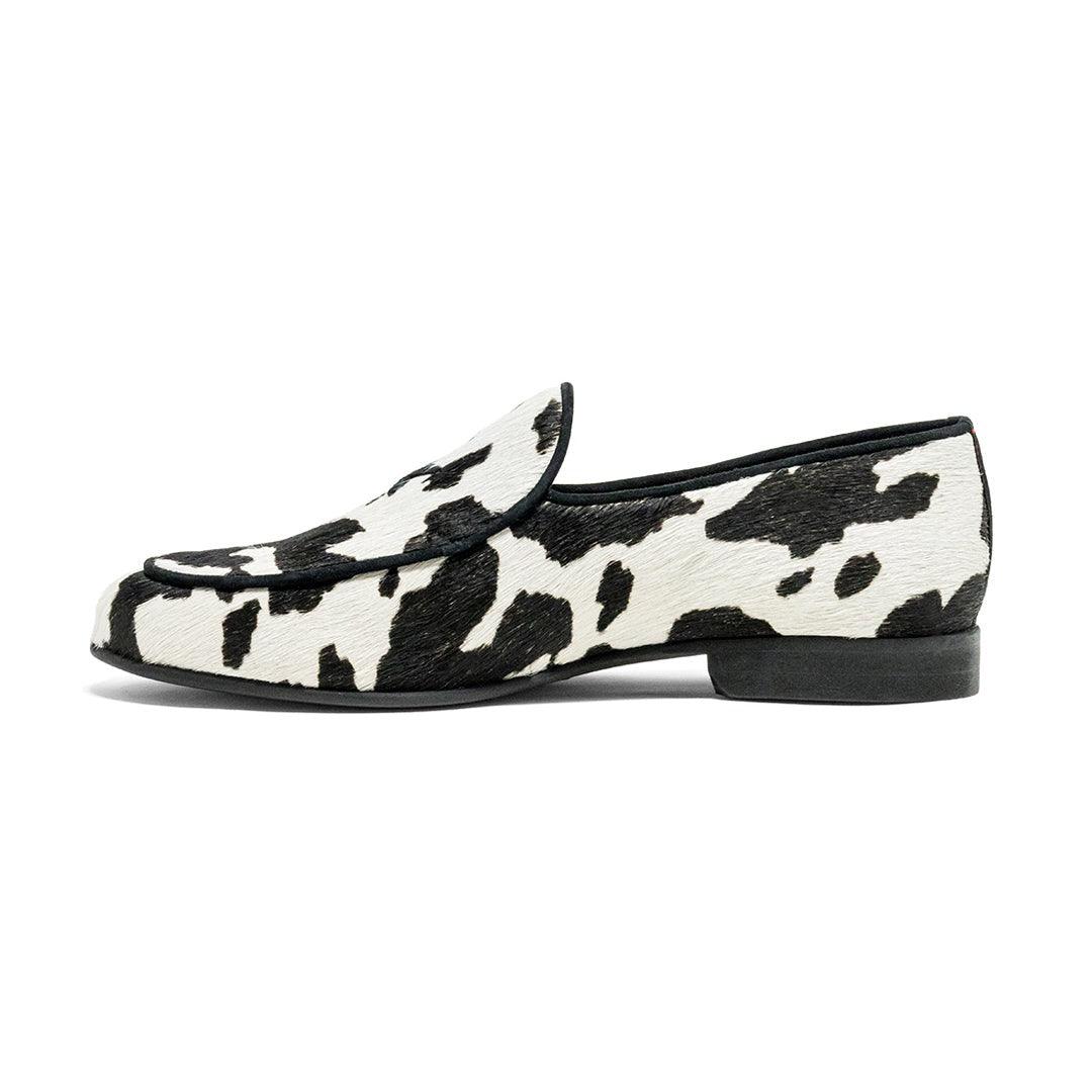 Womens Cow Print Milano Loafer
