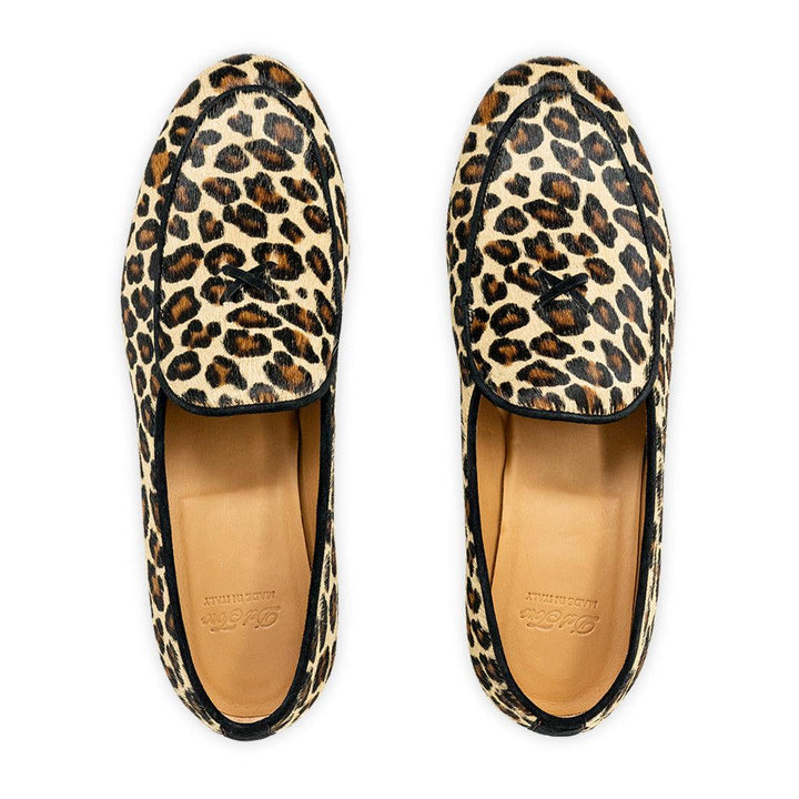 Womens Leopard Print Milano Loafer