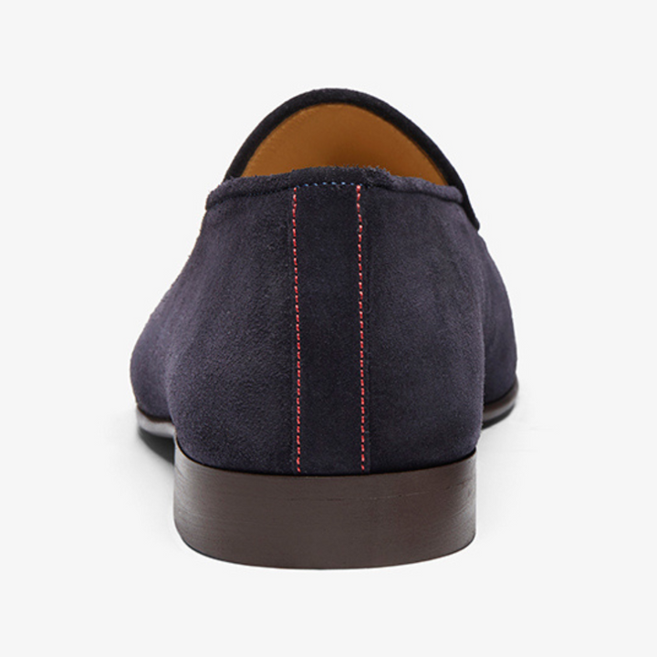 Women's Navy Suede Milano Loafer
