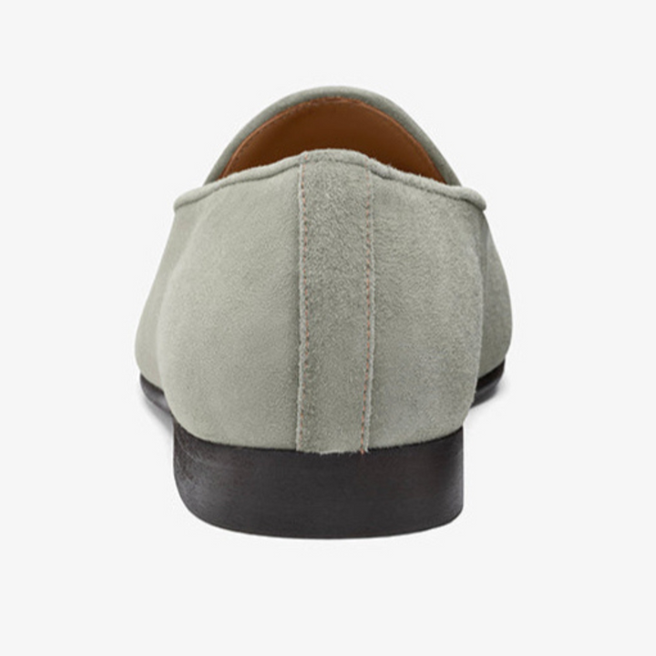 Women's Olive Grey Suede Milano Loafer