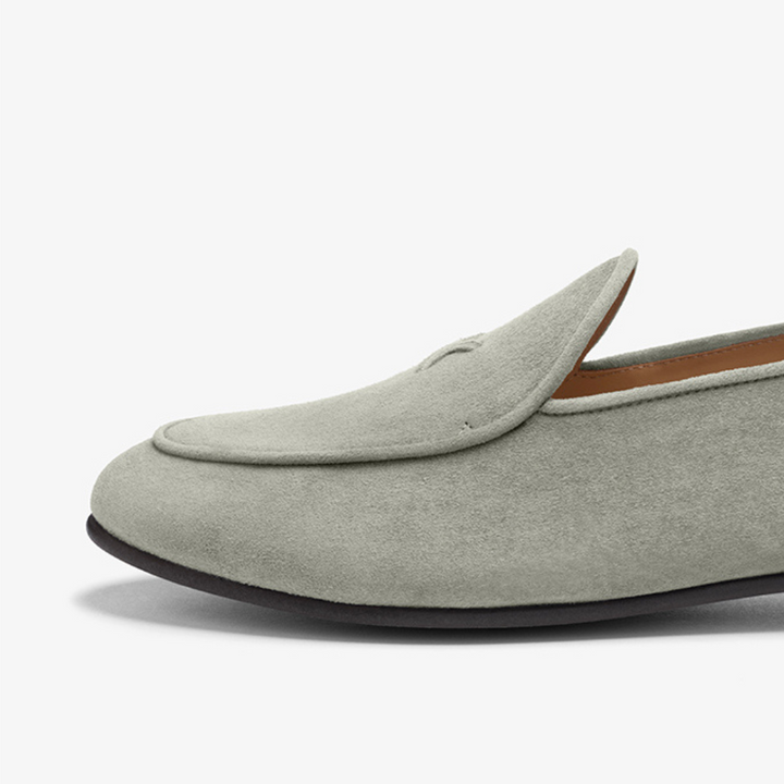 Women's Olive Grey Suede Milano Loafer