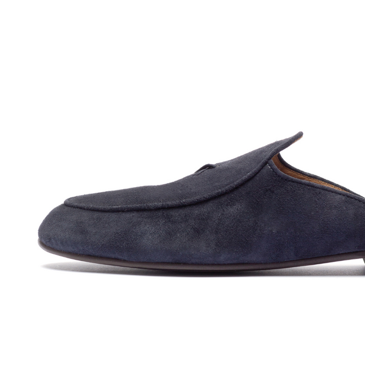Women's Navy Suede Milano Mule