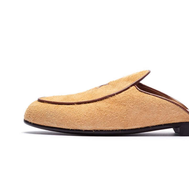 Women's Tan Textured Suede Milano Mule
