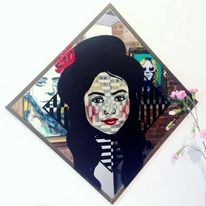Nicoletta Johnson Acrylic Portrait