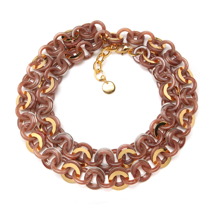 Sea Chain Necklace Mocha Mist
