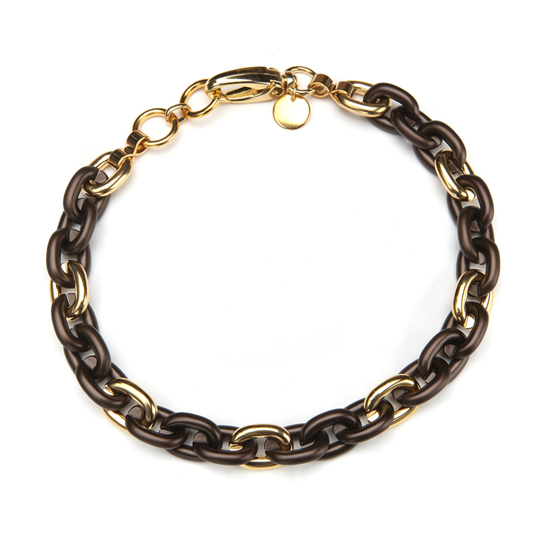 Barile Mini Bike Chain Necklace Maple