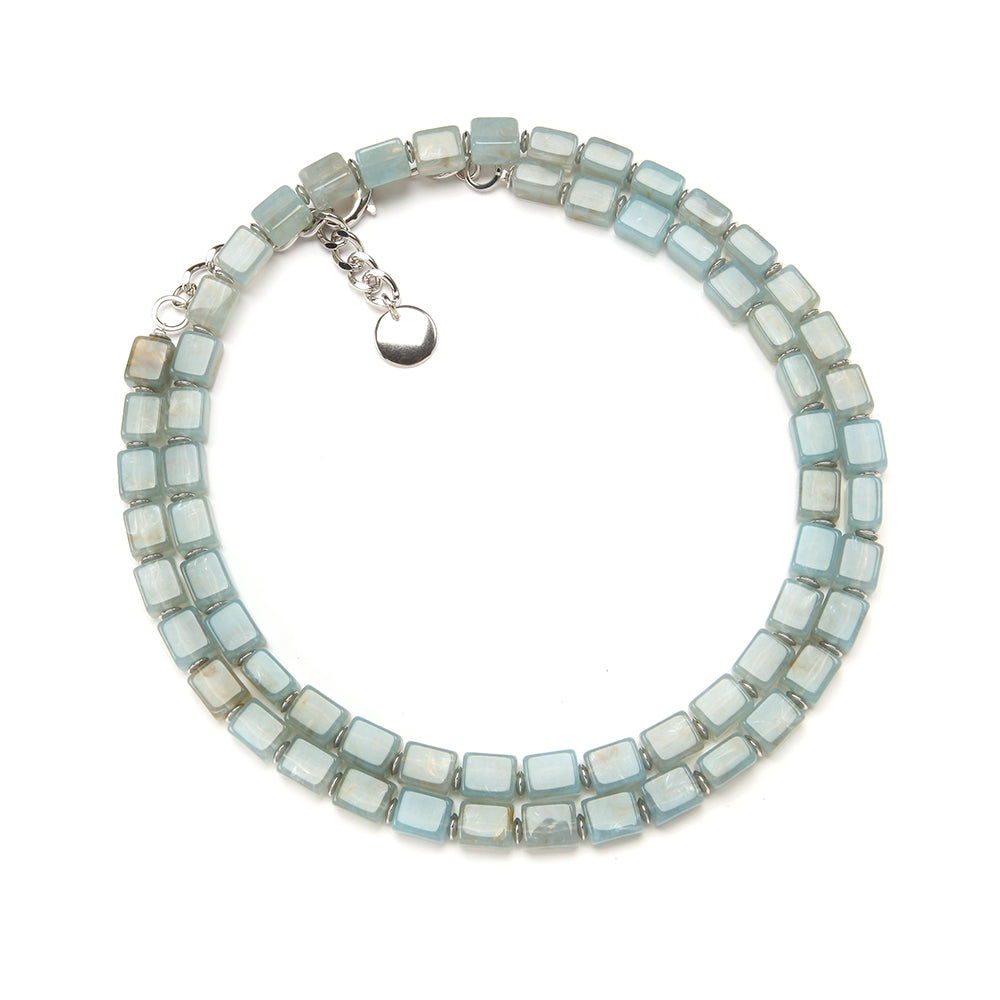 Suzanna Resin Necklace Sky