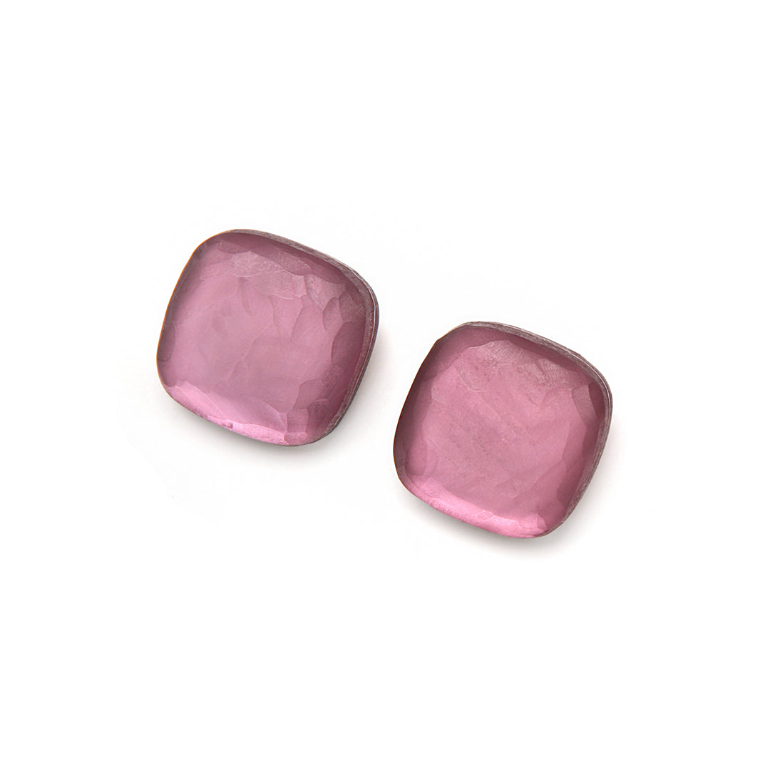 Lara Ice Clip Earring Cerise