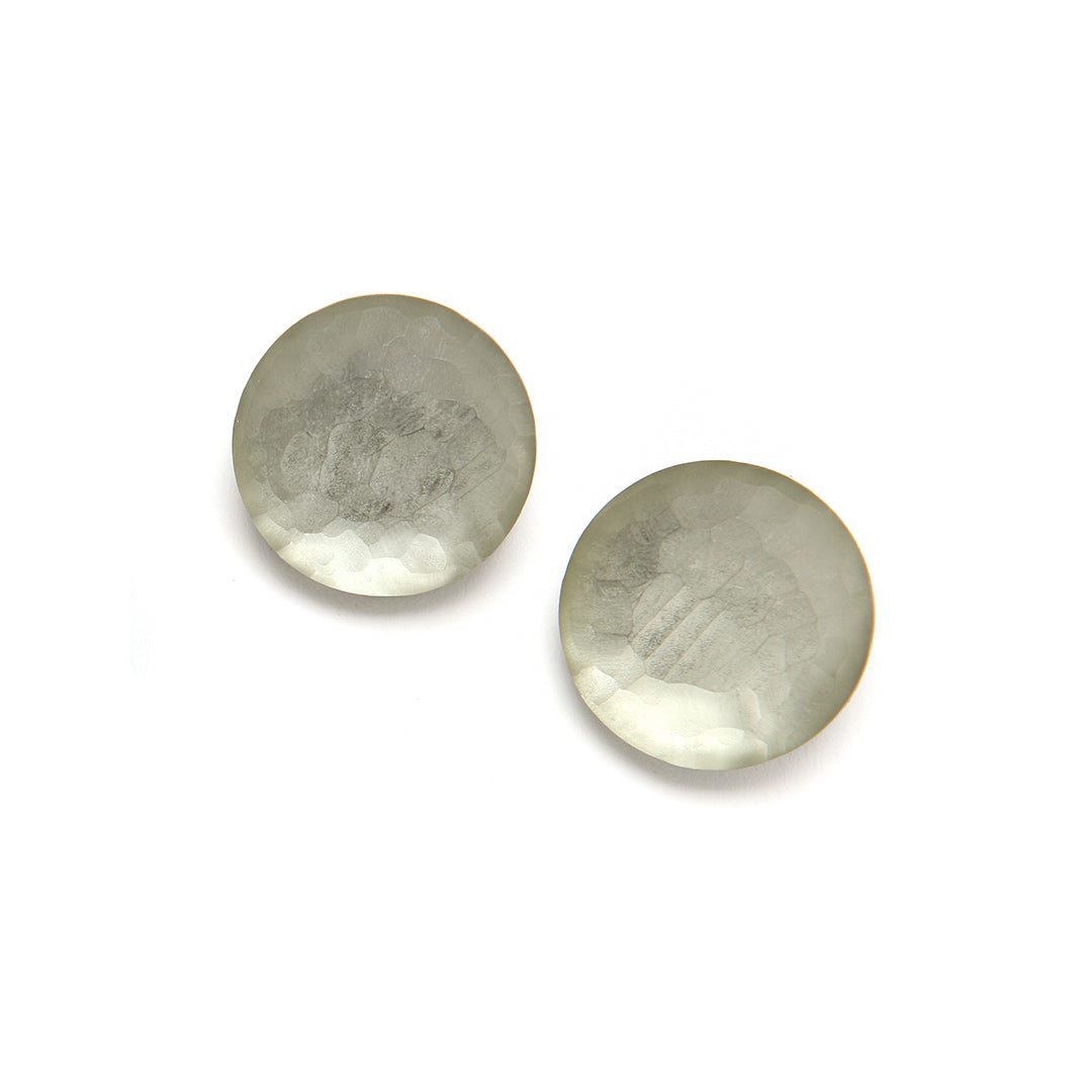 Ice Rosa Clip Earring Moss