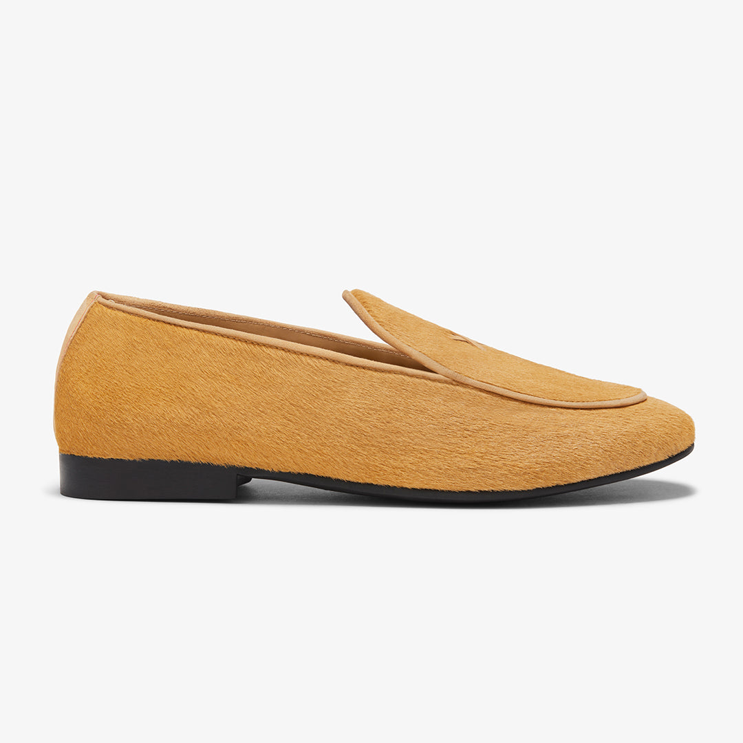 Women's Camel Pony Hair Milano Loafer