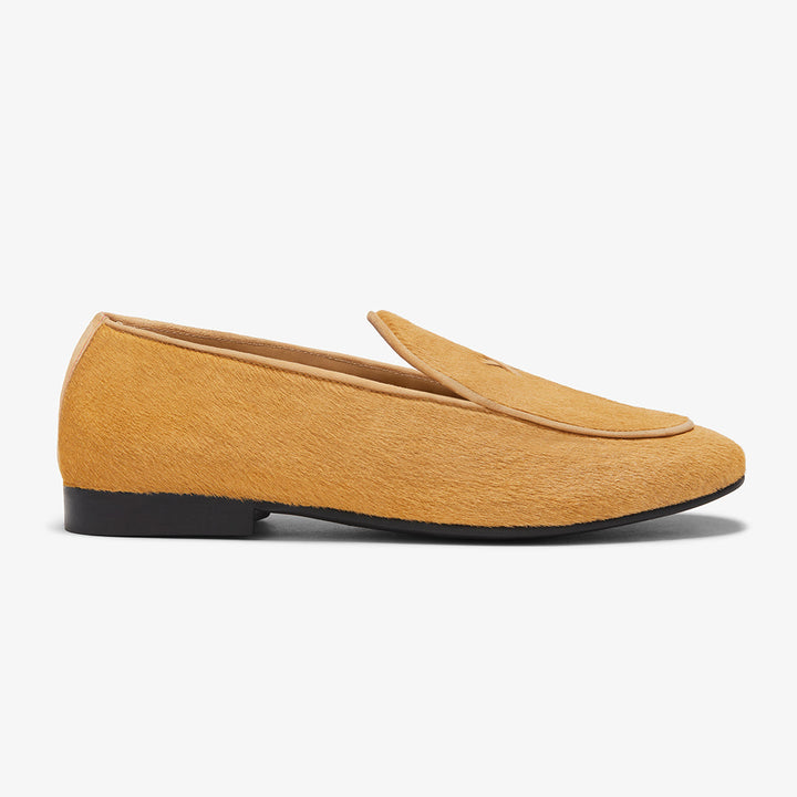 Women's Camel Pony Hair Milano Loafer