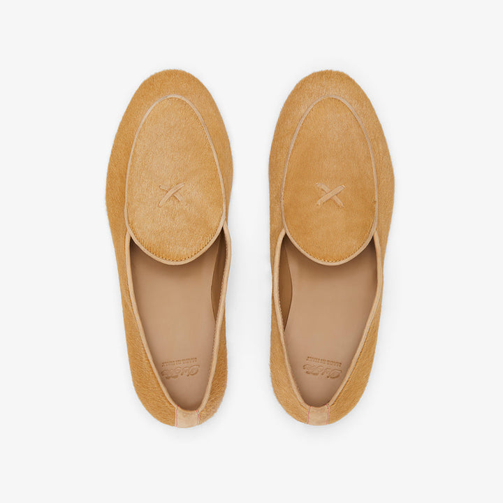 Women's Camel Pony Hair Milano Loafer