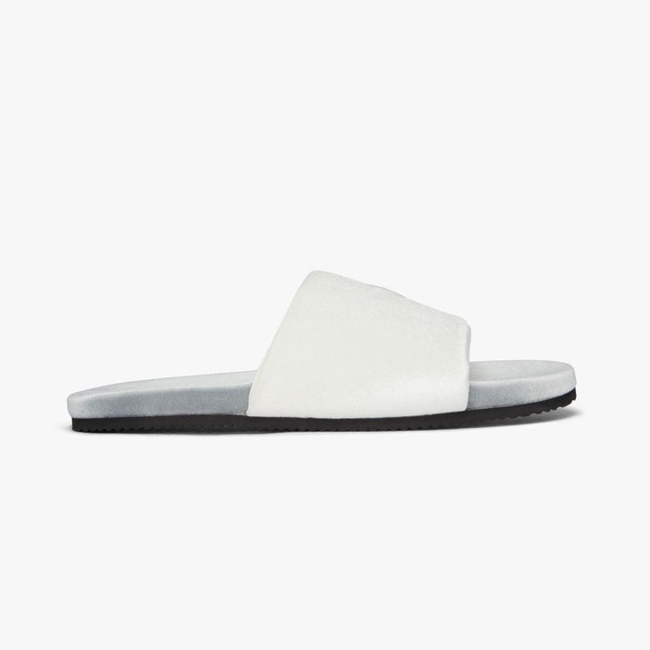 Women's Grigio & Cream Velvet House Slide