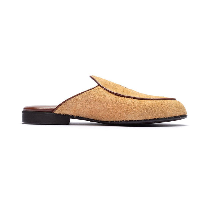 Women's Tan Textured Suede Milano Mule