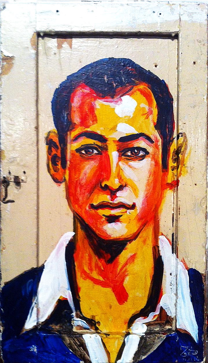 Robert Catania Turcio Acrylic Portrait