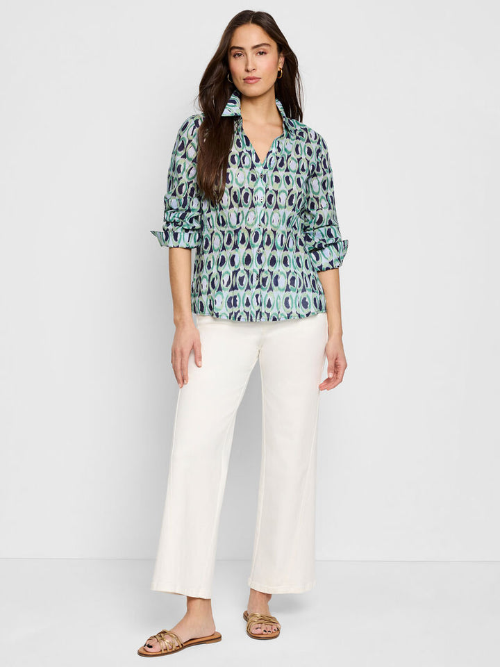 Ikat Rings Tucked Shirt