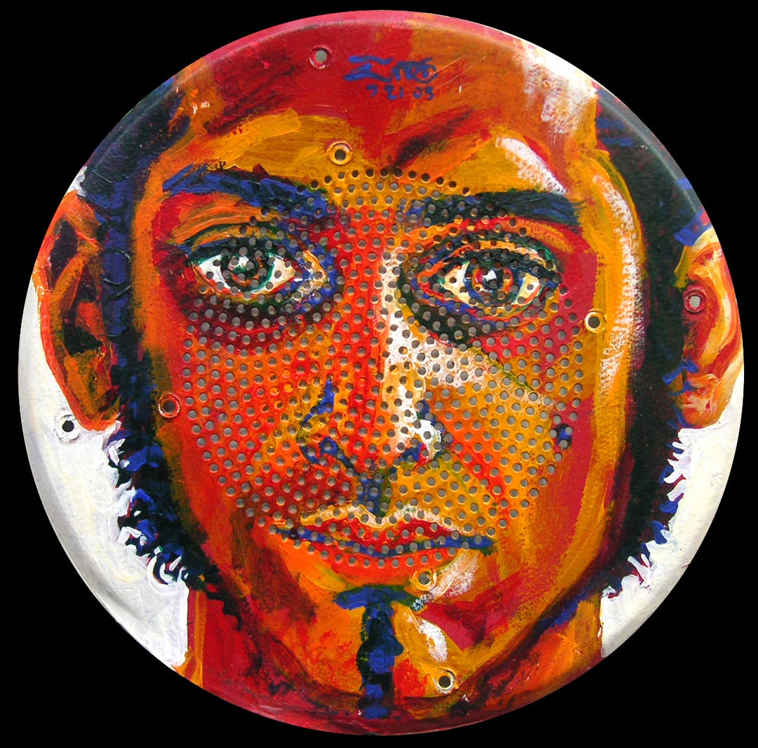Self-Speaker Acrylic Portrait