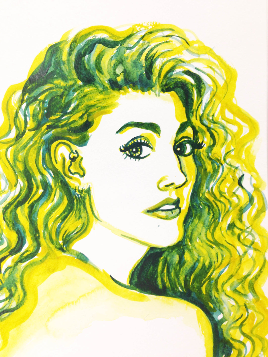 Sophie Thiel Watercolor Portrait