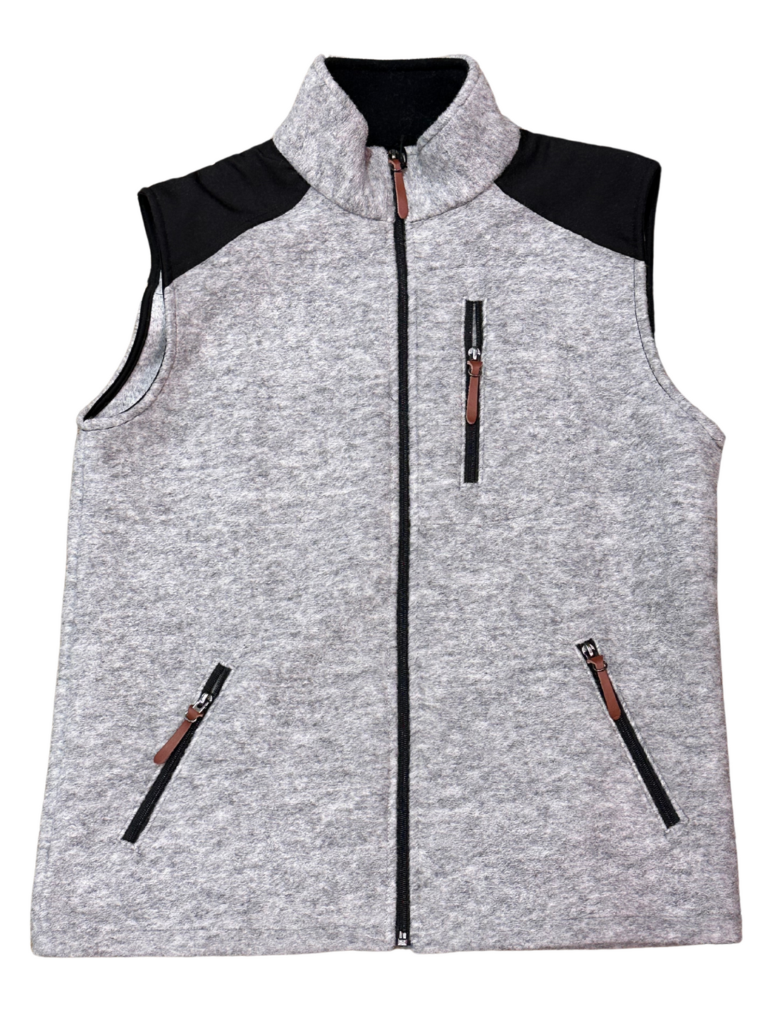 Washable Wool Gray Vest