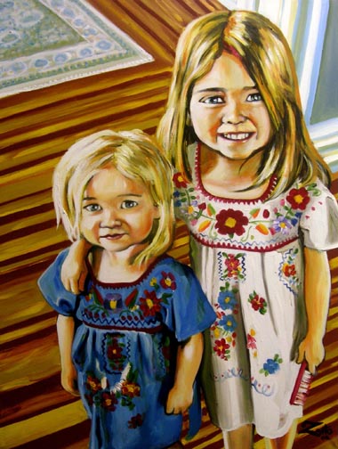 Vans Girls Acrylic Portrait