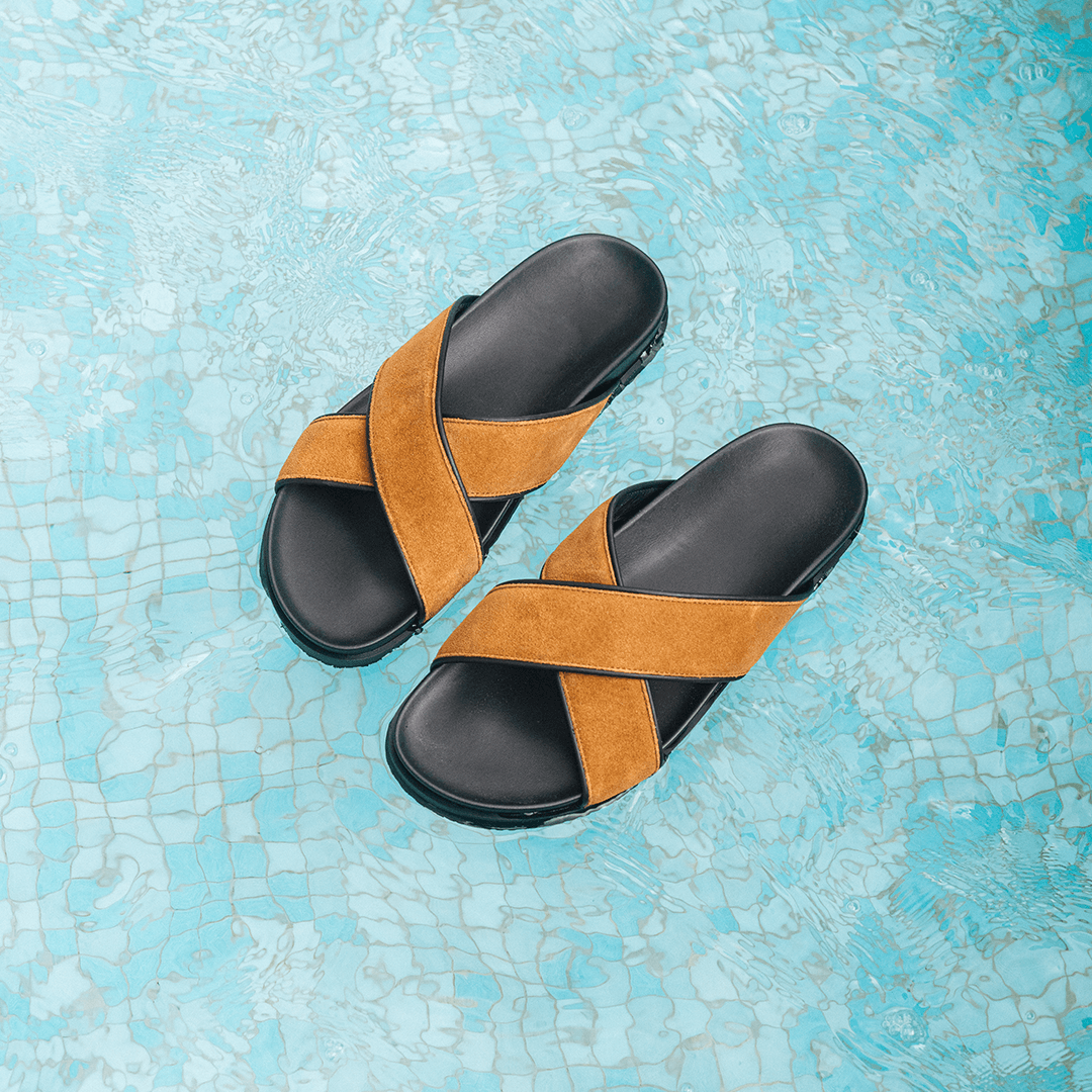 Women's Tan Amalfi Crossover Sandal