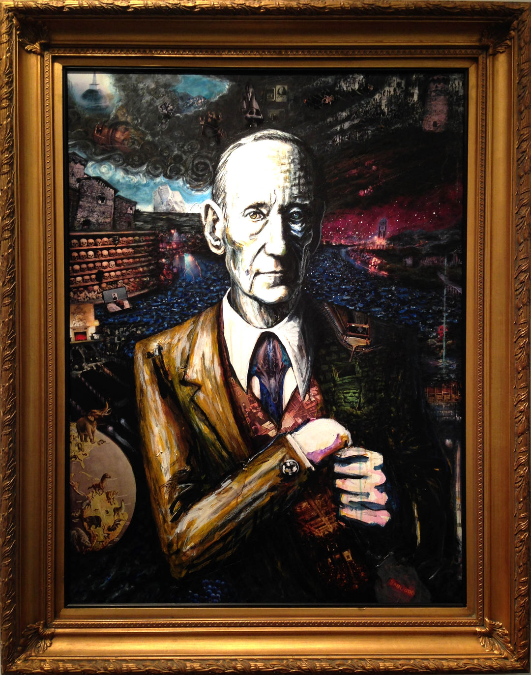 William Burroughs Collage Portrait