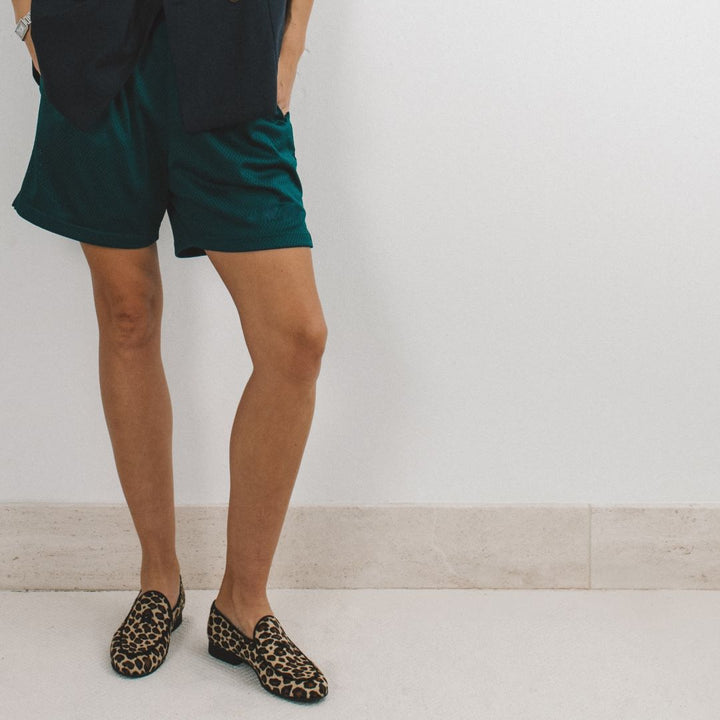 Womens Leopard Print Milano Loafer