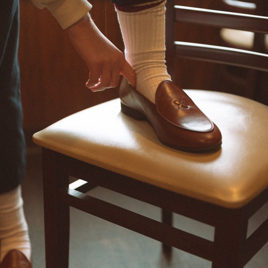 Women's Light Brown Leather Milano Loafer