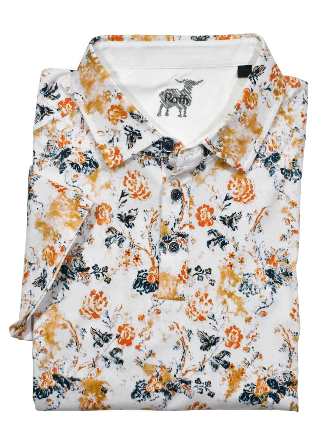 Experience ultimate comfort and style with the ZR24136 Raffi Floral Polo. Made with the sought after aqua cotton fabric, this polo is superb to the touch. The abstract print pattern in trend colors and self collar model add a modern and trendy touch. Upgrade your wardrobe with this must-have piece.
