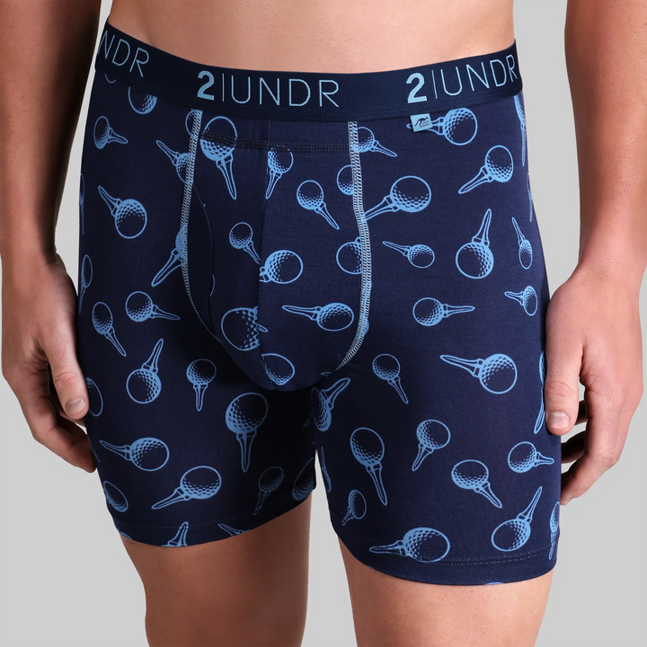 Swing Shift Boxer Brief - Blue Tees