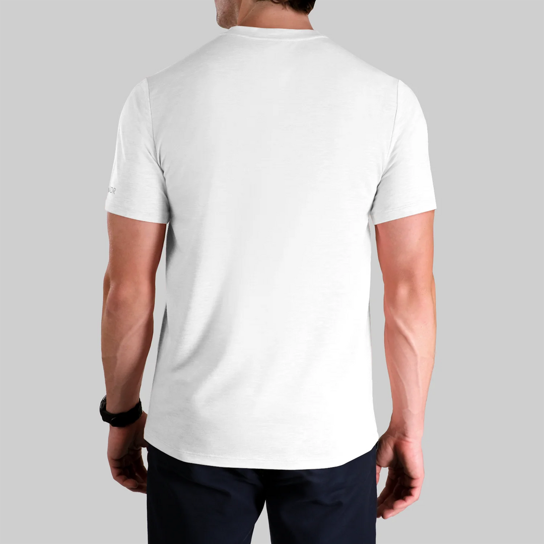Luxury Crew Tee - White