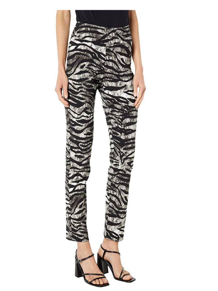 Krazy Larry P507 Pull on Pant - Black Zebra