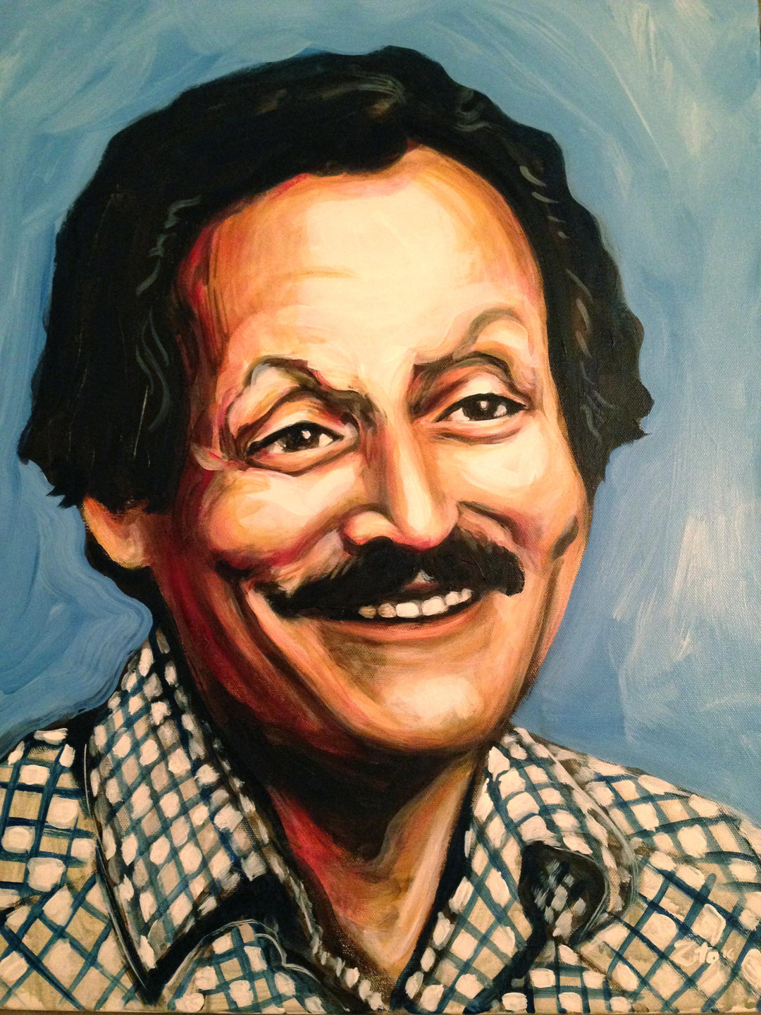 Reina'S Father Acrylic Portrait