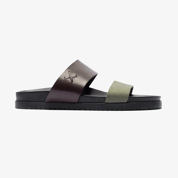 Women's Brown & Green Cinturini Sandal