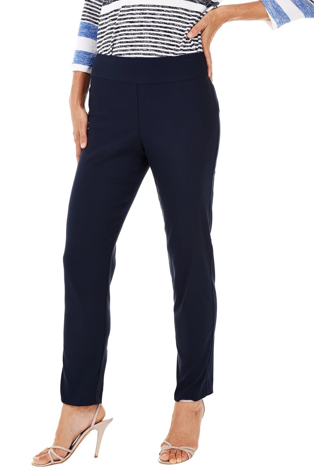 Pull-On Ankle Pant - Navy