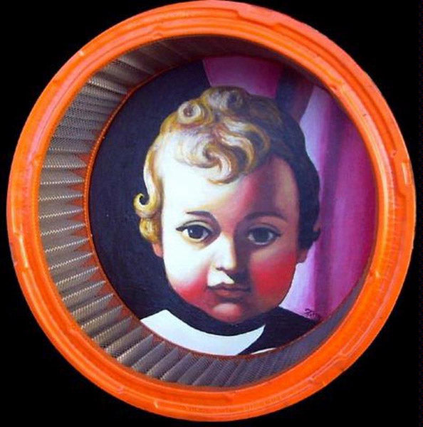 Air Filter Cherub Oil Portrait