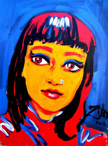 Kate, Poetry Brothel Acrylic Portrait