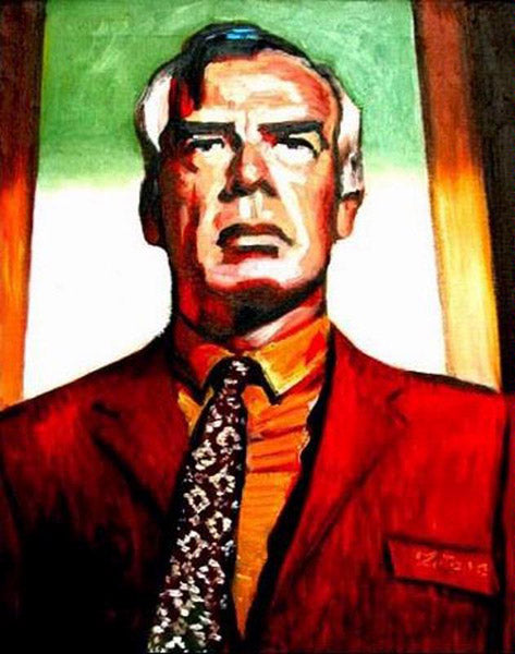 Lee Marvin For "Broken Flowers" Oil Portrait