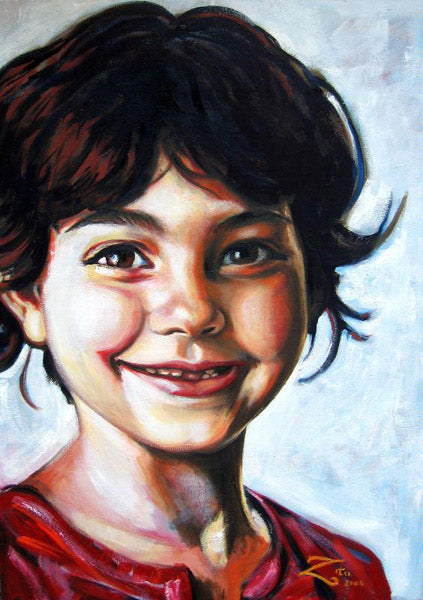 Malaika Oil Portrait