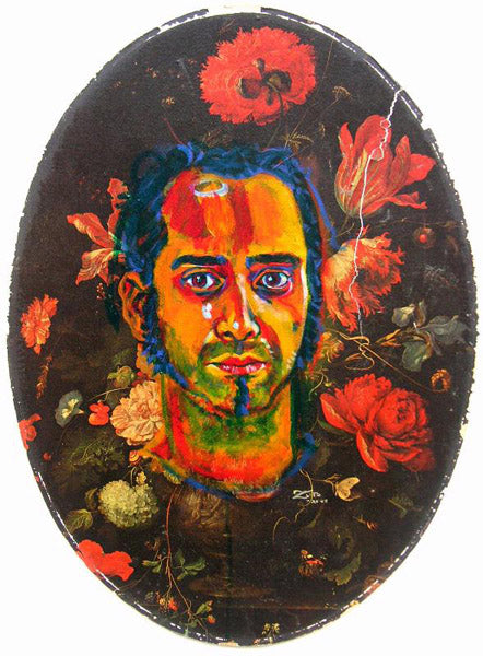 Still Life Self Acrylic Portrait