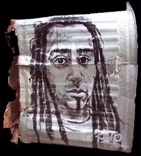 Garbage Self Enamel Portrait