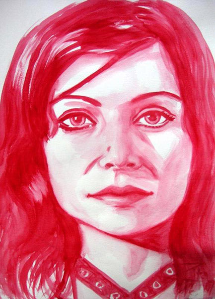 Elaine Watercolor Portrait