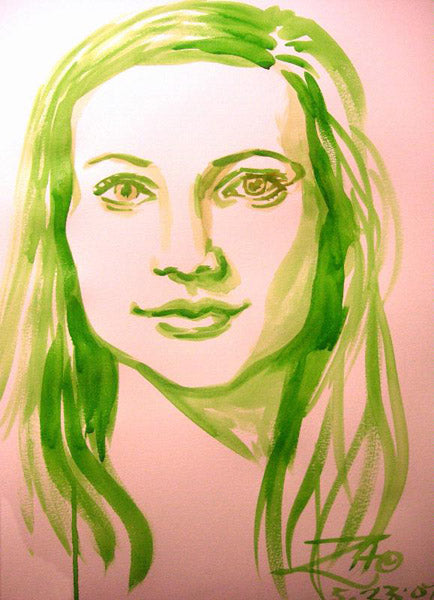 Lisa Watercolor Portrait
