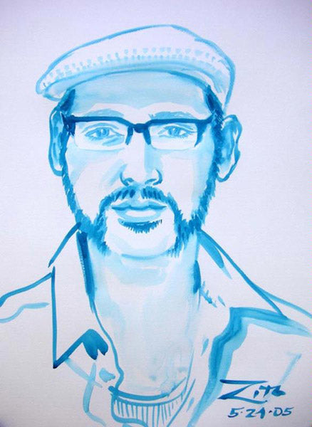 Mongo Watercolor Portrait