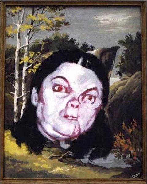 Redneck Ii Oil Portrait