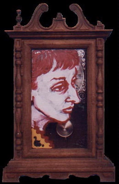 Deanna Clock Enamel Portrait