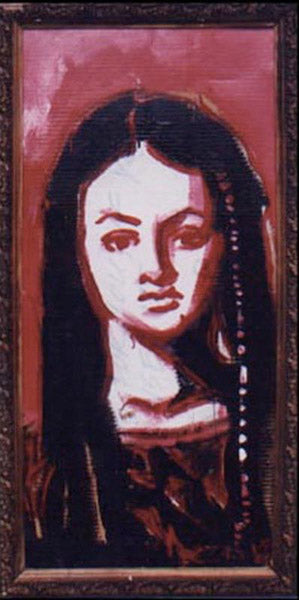 Dolores Enamel Portrait