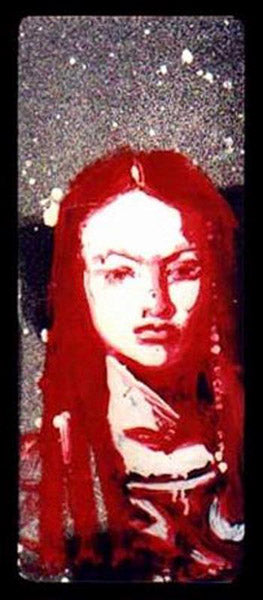 Dolores Snowstorm Enamel Portrait