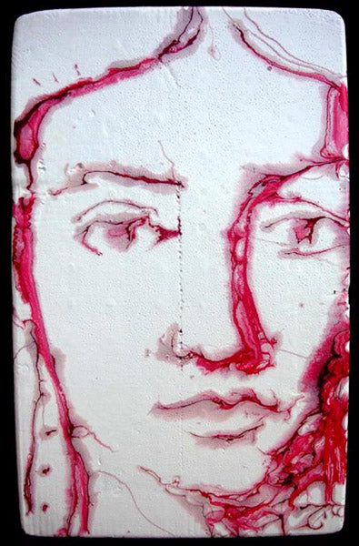 Dolores Styrofoam Iii Enamel Portrait