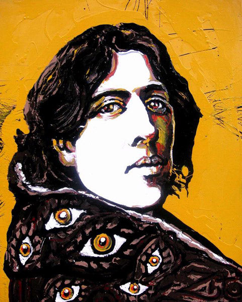 Oscar Wilde I Enamel Portrait